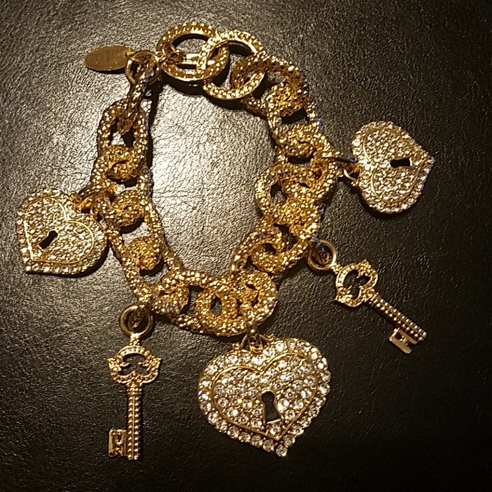 Lock It Goldtone Bracelet